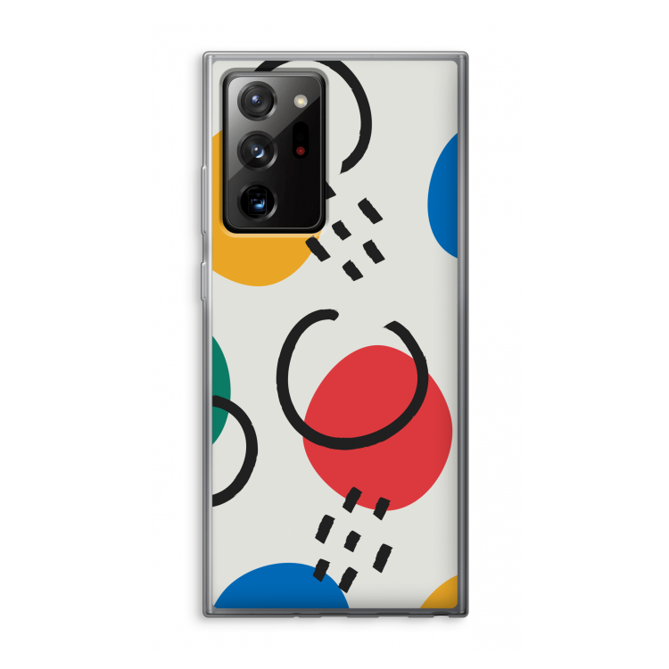 Illustratieve pop 3: Samsung Galaxy Note 20 Ultra / Note 20 Ultra 5G Transparant Hoesje