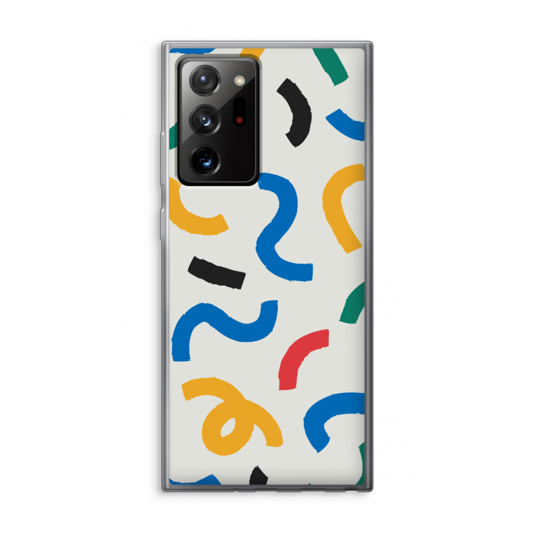 Illustratieve pop 2: Samsung Galaxy Note 20 Ultra / Note 20 Ultra 5G Transparant Hoesje