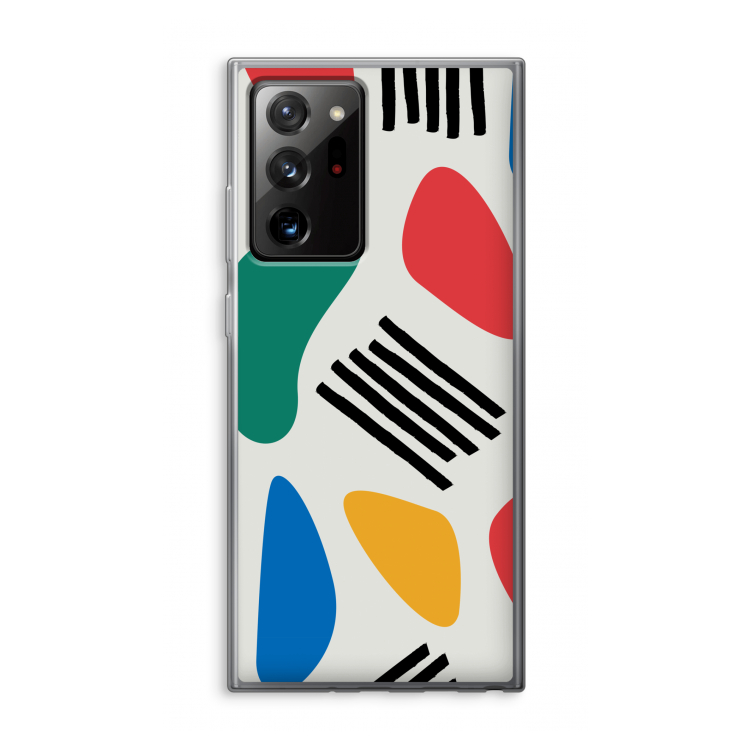 Illustratieve pop 1: Samsung Galaxy Note 20 Ultra / Note 20 Ultra 5G Transparant Hoesje