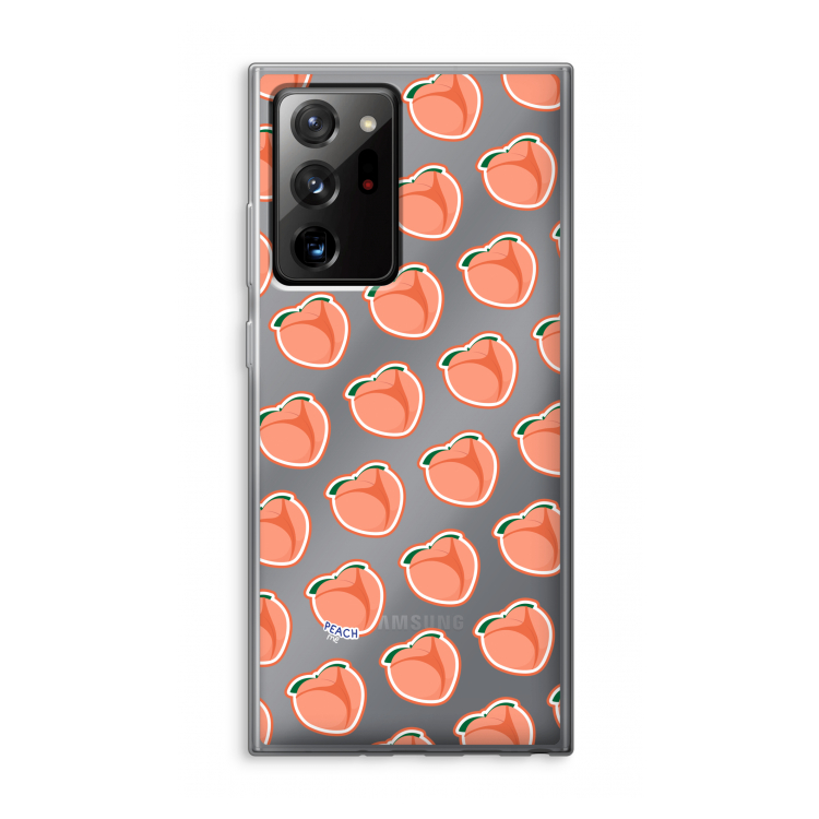 Just peachy: Samsung Galaxy Note 20 Ultra / Note 20 Ultra 5G Transparant Hoesje