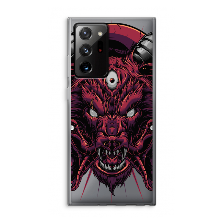 Hell Hound and Serpents: Samsung Galaxy Note 20 Ultra / Note 20 Ultra 5G Transparant Hoesje