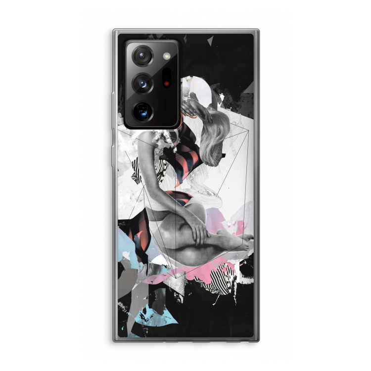 Camouflage de sommeil: Samsung Galaxy Note 20 Ultra / Note 20 Ultra 5G Transparant Hoesje