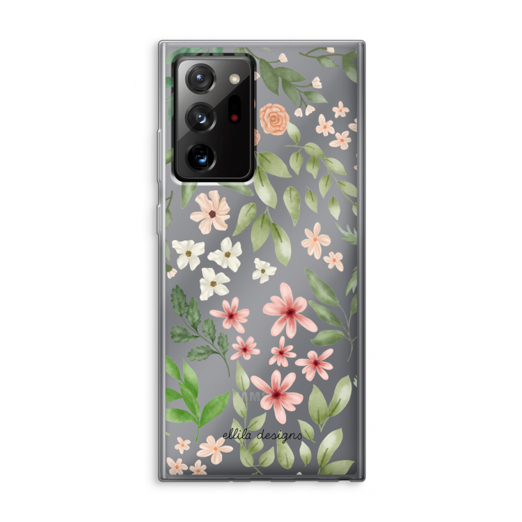 Botanical sweet flower heaven: Samsung Galaxy Note 20 Ultra / Note 20 Ultra 5G Transparant Hoesje