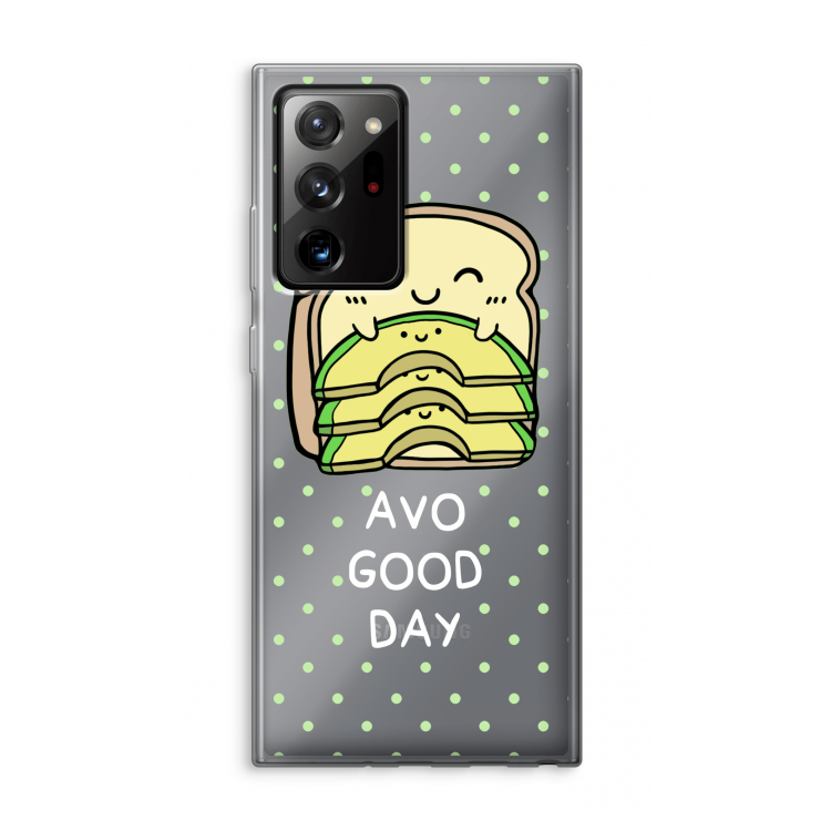 Avo Good Day: Samsung Galaxy Note 20 Ultra / Note 20 Ultra 5G Transparant Hoesje