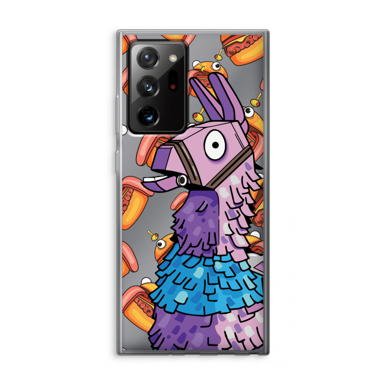 Loot Burger: Samsung Galaxy Note 20 Ultra / Note 20 Ultra 5G Transparant Hoesje