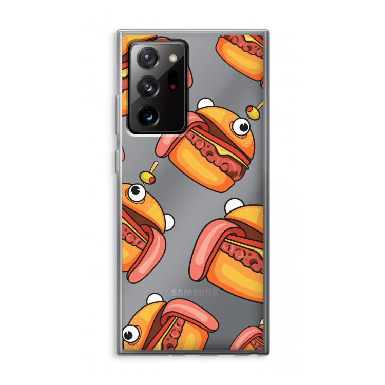 Hamburger: Samsung Galaxy Note 20 Ultra / Note 20 Ultra 5G Transparant Hoesje