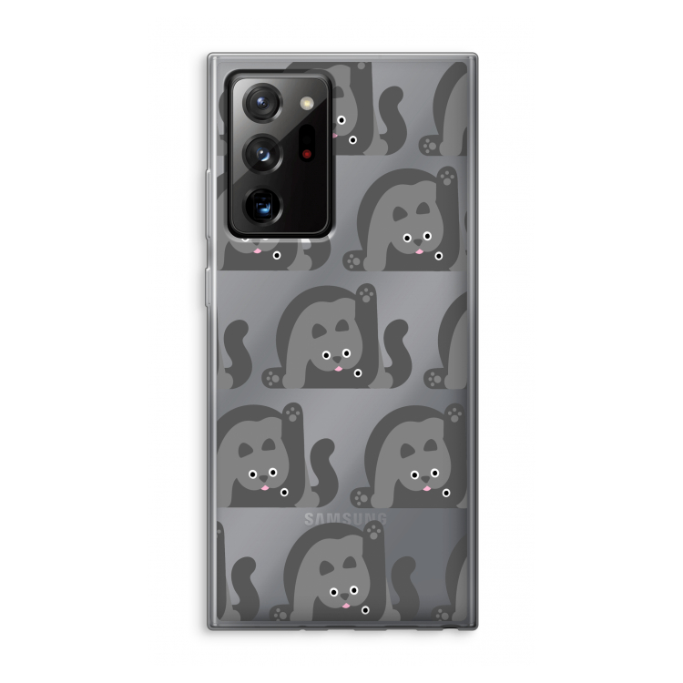 Cats: Samsung Galaxy Note 20 Ultra / Note 20 Ultra 5G Transparant Hoesje