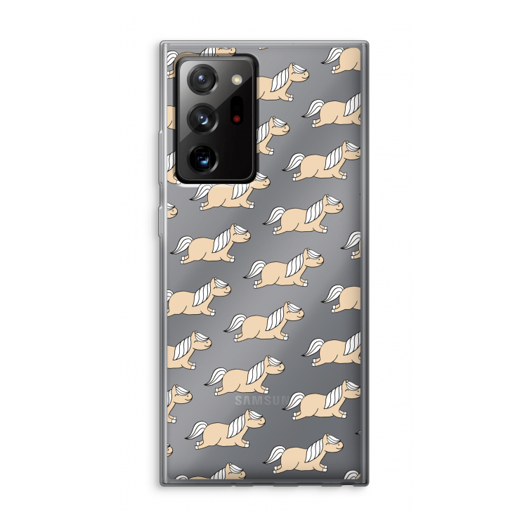 Ponys: Samsung Galaxy Note 20 Ultra / Note 20 Ultra 5G Transparant Hoesje