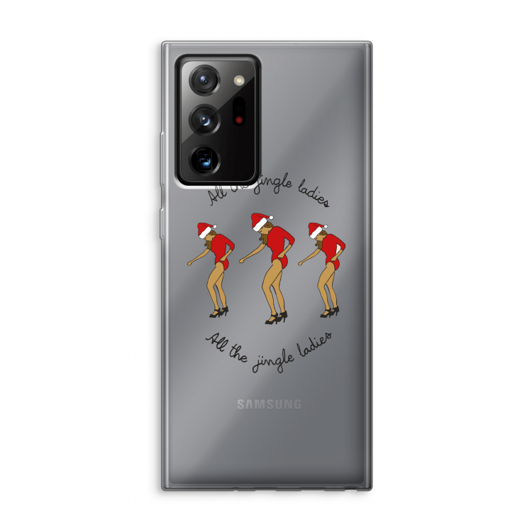 Jingle Ladies: Samsung Galaxy Note 20 Ultra / Note 20 Ultra 5G Transparant Hoesje