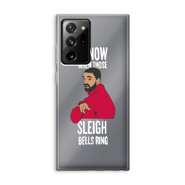 Sleigh Bells Ring: Samsung Galaxy Note 20 Ultra / Note 20 Ultra 5G Transparant Hoesje