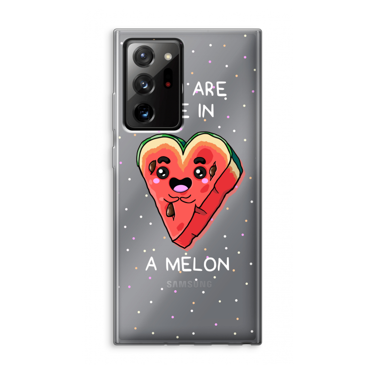 One In A Melon: Samsung Galaxy Note 20 Ultra / Note 20 Ultra 5G Transparant Hoesje