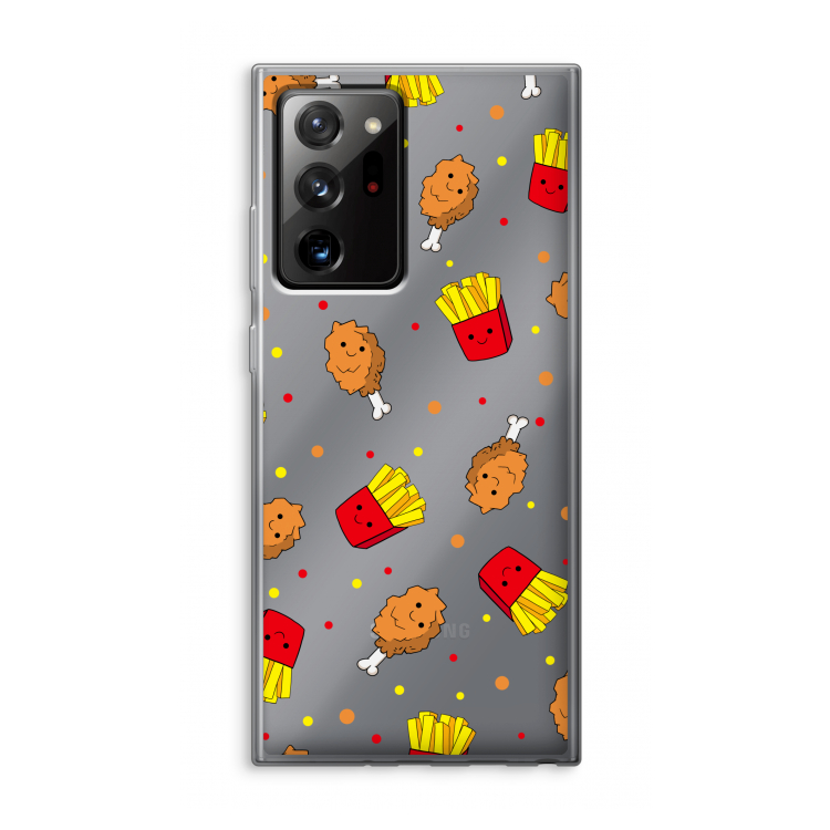 Chicken 'n Fries: Samsung Galaxy Note 20 Ultra / Note 20 Ultra 5G Transparant Hoesje