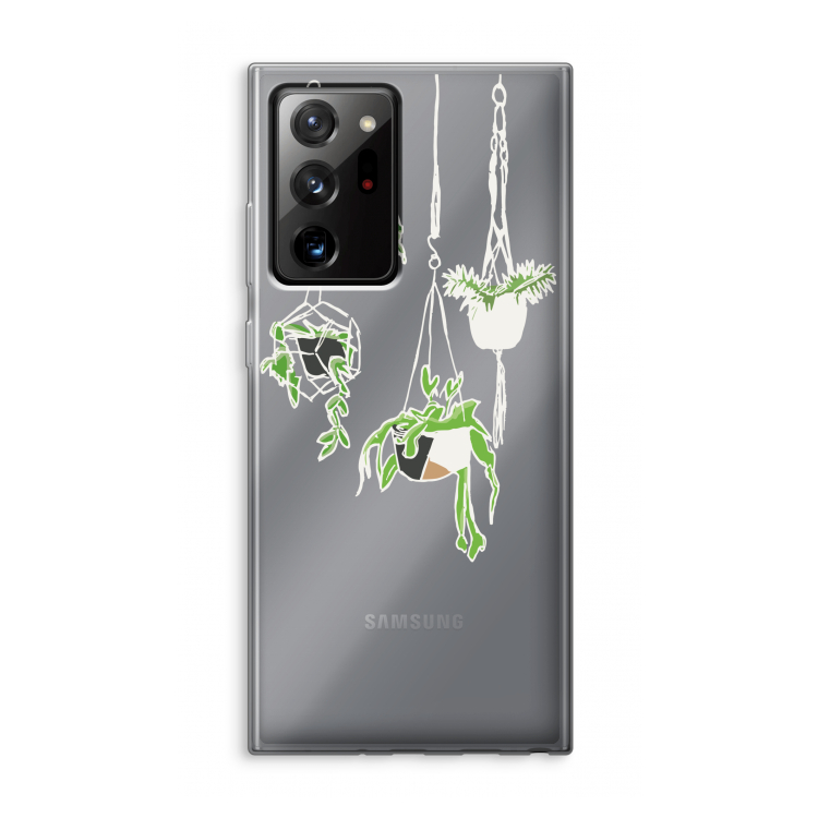 Hang In There: Samsung Galaxy Note 20 Ultra / Note 20 Ultra 5G Transparant Hoesje