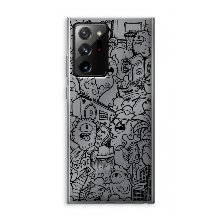 Vexx Black City : Samsung Galaxy Note 20 Ultra / Note 20 Ultra 5G Transparant Hoesje