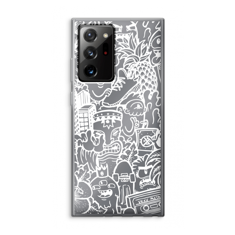 Vexx Mixtape #2: Samsung Galaxy Note 20 Ultra / Note 20 Ultra 5G Transparant Hoesje