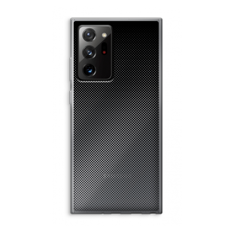 Musketon Halftone: Samsung Galaxy Note 20 Ultra / Note 20 Ultra 5G Transparant Hoesje