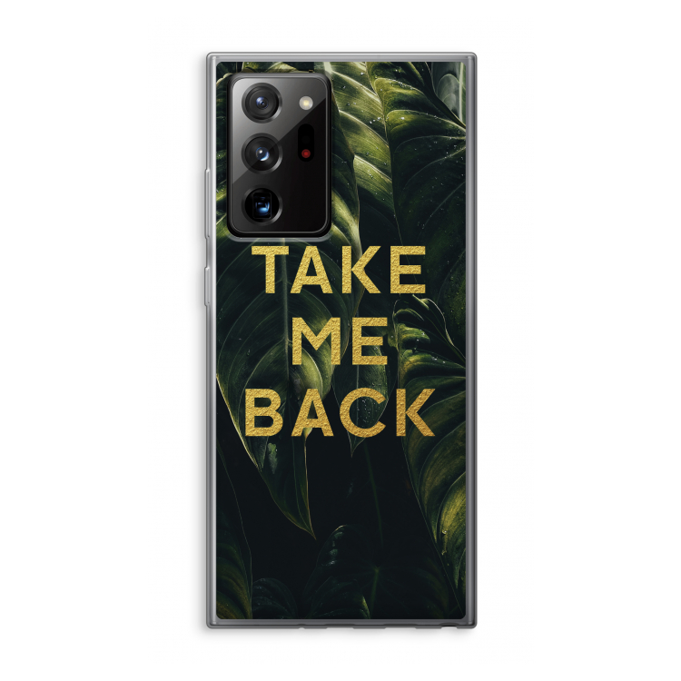 Take me back: Samsung Galaxy Note 20 Ultra / Note 20 Ultra 5G Transparant Hoesje