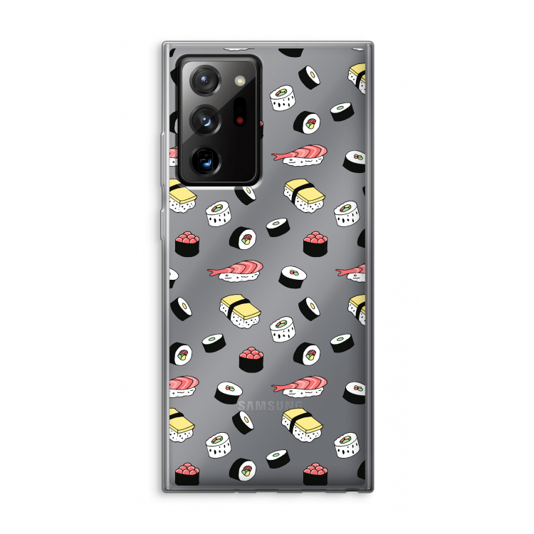 Sushi time: Samsung Galaxy Note 20 Ultra / Note 20 Ultra 5G Transparant Hoesje