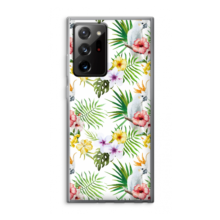 Gele kuif: Samsung Galaxy Note 20 Ultra / Note 20 Ultra 5G Transparant Hoesje