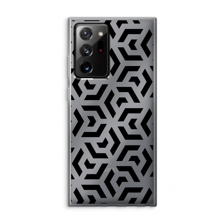 Crazy pattern: Samsung Galaxy Note 20 Ultra / Note 20 Ultra 5G Transparant Hoesje