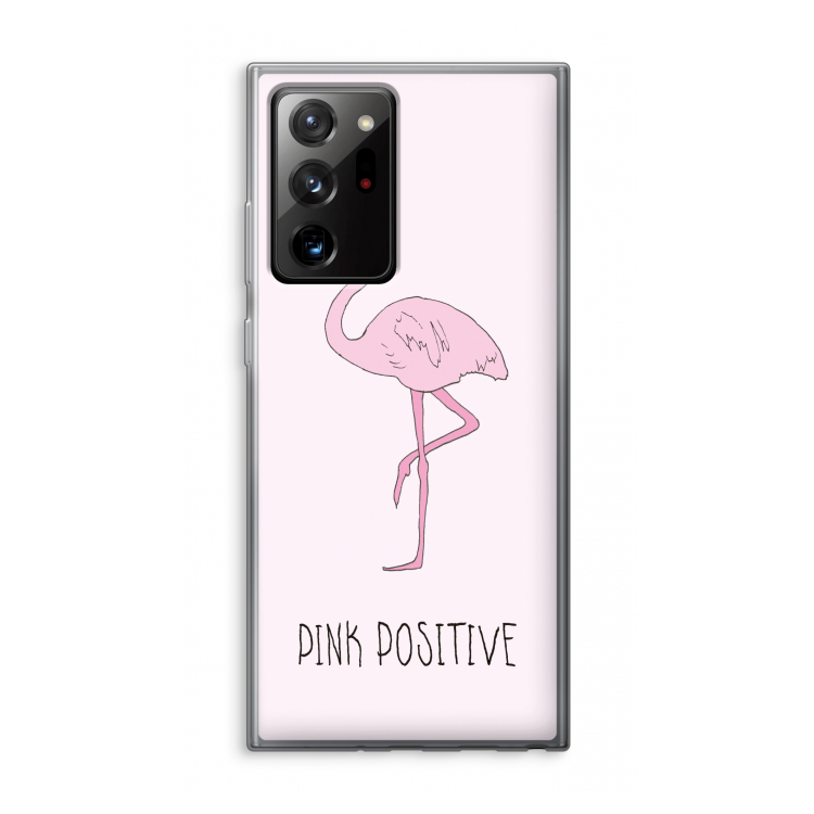 Pink positive: Samsung Galaxy Note 20 Ultra / Note 20 Ultra 5G Transparant Hoesje
