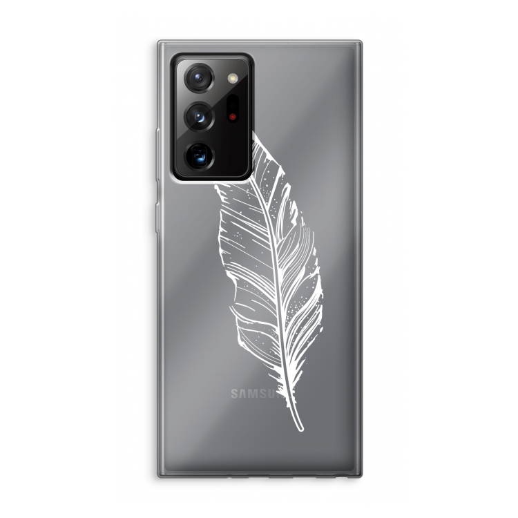 Pluim: Samsung Galaxy Note 20 Ultra / Note 20 Ultra 5G Transparant Hoesje