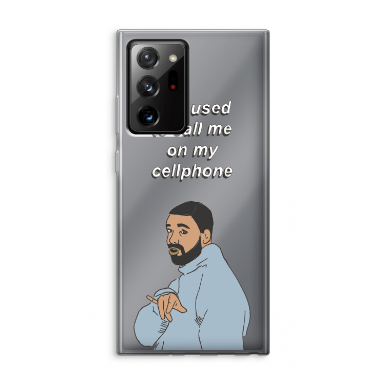 Hotline bling: Samsung Galaxy Note 20 Ultra / Note 20 Ultra 5G Transparant Hoesje