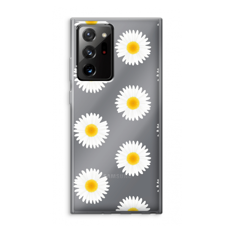 Margrietjes: Samsung Galaxy Note 20 Ultra / Note 20 Ultra 5G Transparant Hoesje
