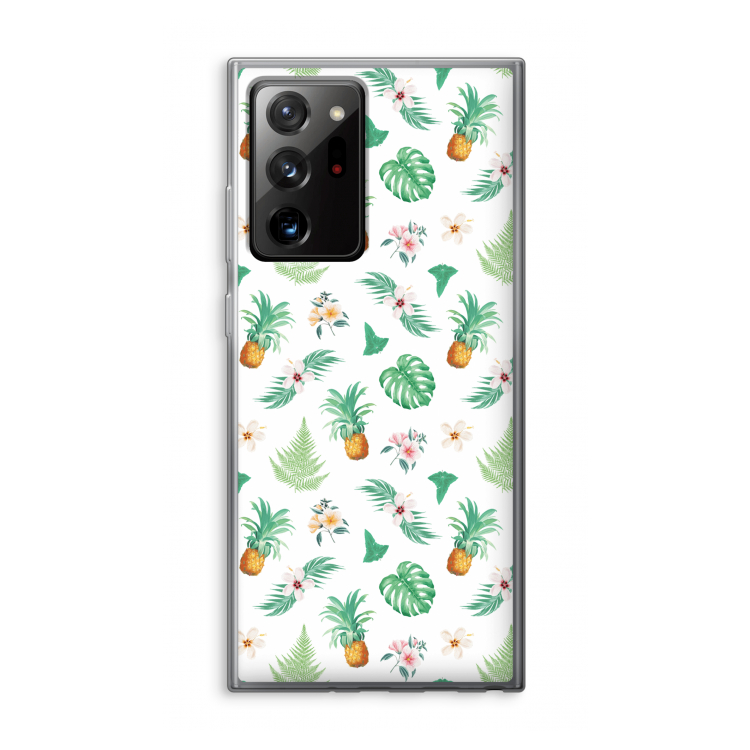 Ananas bladeren: Samsung Galaxy Note 20 Ultra / Note 20 Ultra 5G Transparant Hoesje