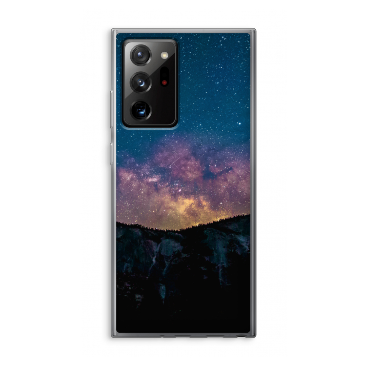 Travel to space: Samsung Galaxy Note 20 Ultra / Note 20 Ultra 5G Transparant Hoesje