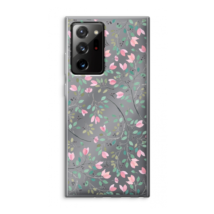 Sierlijke bloemen: Samsung Galaxy Note 20 Ultra / Note 20 Ultra 5G Transparant Hoesje