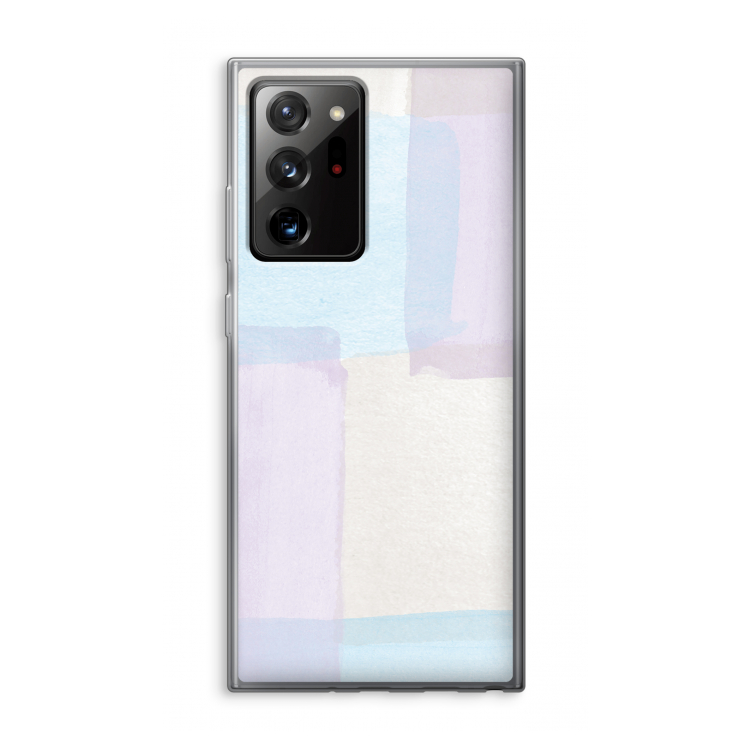 Square pastel: Samsung Galaxy Note 20 Ultra / Note 20 Ultra 5G Transparant Hoesje