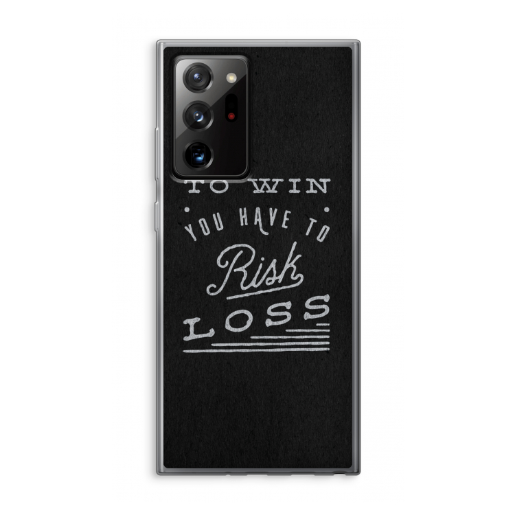 Risk loss: Samsung Galaxy Note 20 Ultra / Note 20 Ultra 5G Transparant Hoesje
