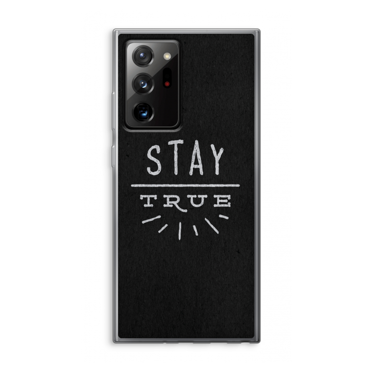 Stay true: Samsung Galaxy Note 20 Ultra / Note 20 Ultra 5G Transparant Hoesje