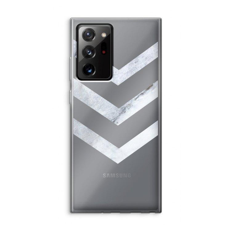 Marmeren pijlen: Samsung Galaxy Note 20 Ultra / Note 20 Ultra 5G Transparant Hoesje