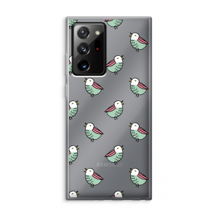 Vogeltjes: Samsung Galaxy Note 20 Ultra / Note 20 Ultra 5G Transparant Hoesje