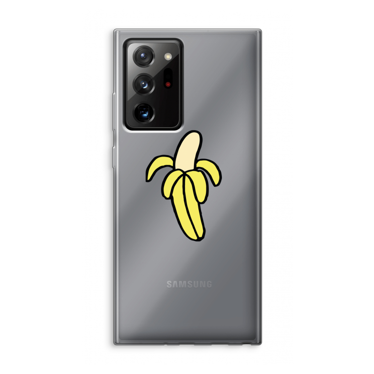 Banana: Samsung Galaxy Note 20 Ultra / Note 20 Ultra 5G Transparant Hoesje