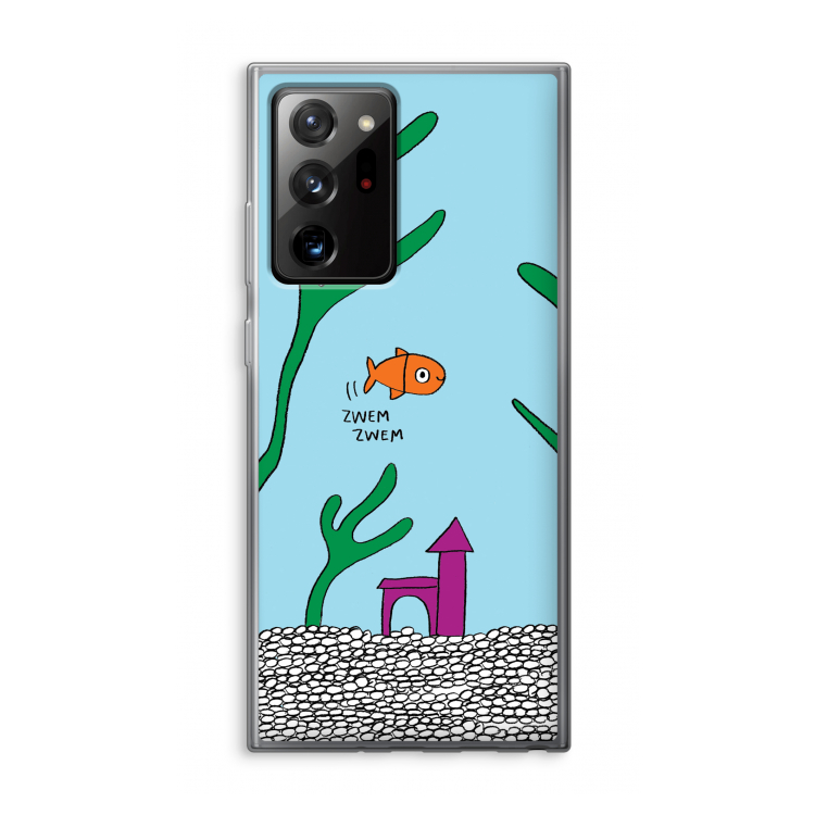 Aquarium: Samsung Galaxy Note 20 Ultra / Note 20 Ultra 5G Transparant Hoesje