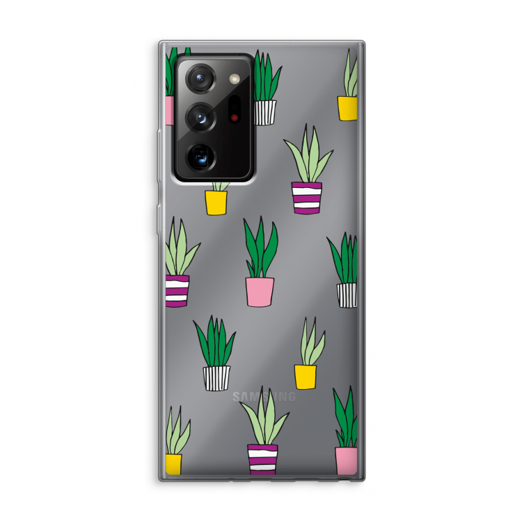 Sanseveria: Samsung Galaxy Note 20 Ultra / Note 20 Ultra 5G Transparant Hoesje
