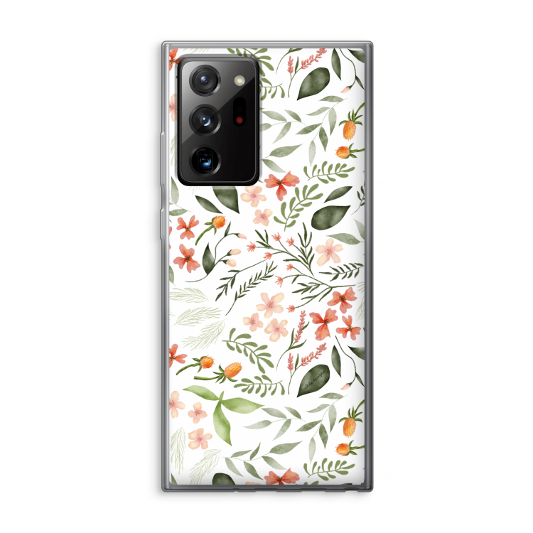 Sweet little flowers: Samsung Galaxy Note 20 Ultra / Note 20 Ultra 5G Transparant Hoesje