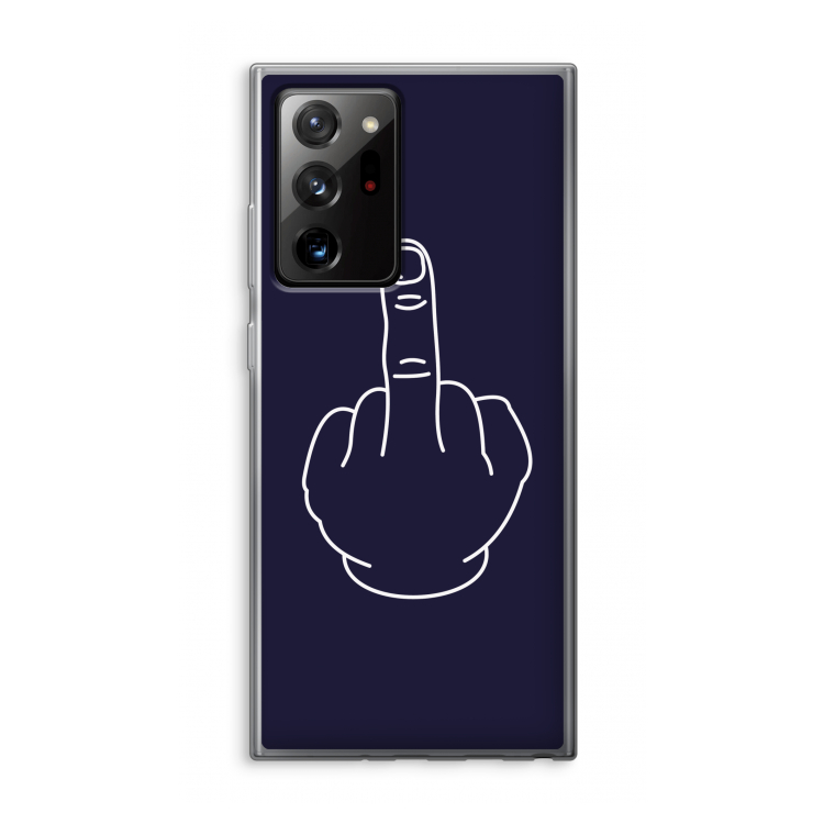 F**k U: Samsung Galaxy Note 20 Ultra / Note 20 Ultra 5G Transparant Hoesje