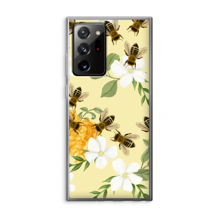 No flowers without bees: Samsung Galaxy Note 20 Ultra / Note 20 Ultra 5G Transparant Hoesje
