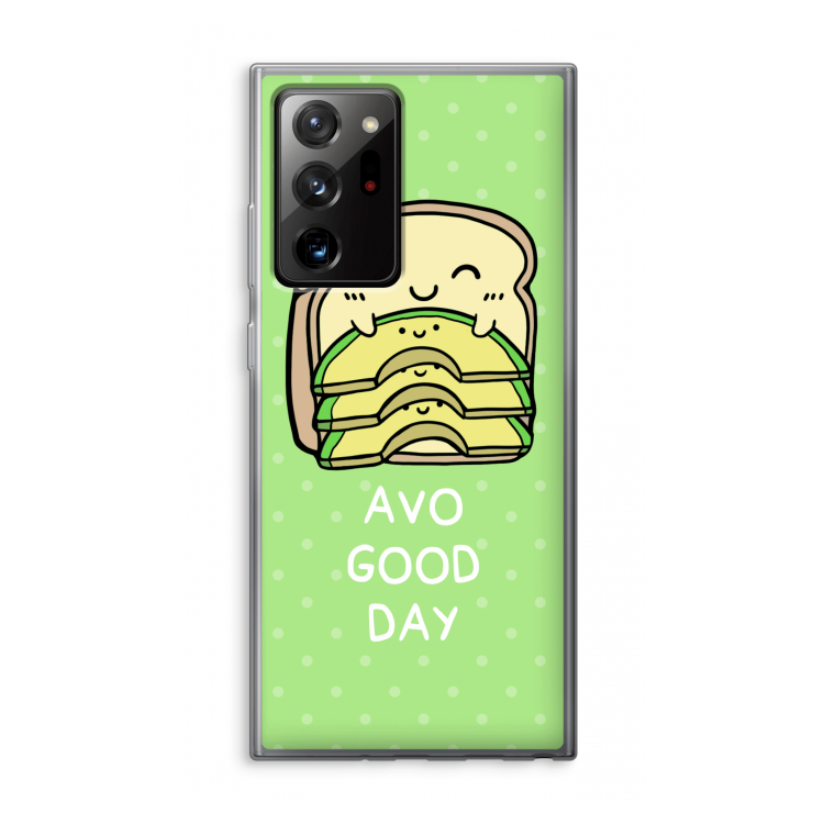 Avo Good Day: Samsung Galaxy Note 20 Ultra / Note 20 Ultra 5G Transparant Hoesje