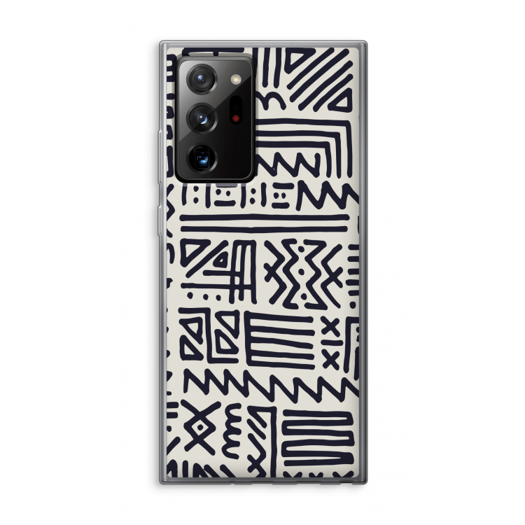 Marrakech print: Samsung Galaxy Note 20 Ultra / Note 20 Ultra 5G Transparant Hoesje