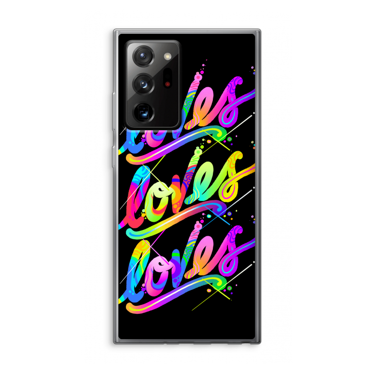 Loves: Samsung Galaxy Note 20 Ultra / Note 20 Ultra 5G Transparant Hoesje
