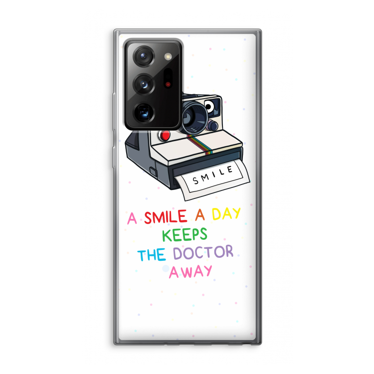 Smile: Samsung Galaxy Note 20 Ultra / Note 20 Ultra 5G Transparant Hoesje