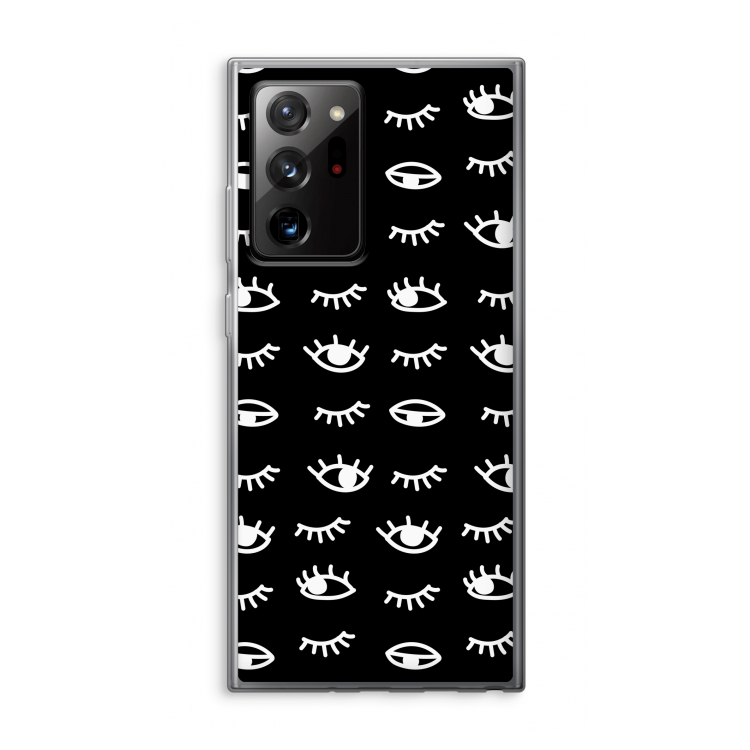 Eye pattern #3: Samsung Galaxy Note 20 Ultra / Note 20 Ultra 5G Transparant Hoesje
