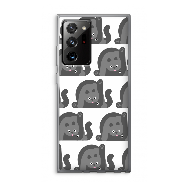 Cats: Samsung Galaxy Note 20 Ultra / Note 20 Ultra 5G Transparant Hoesje