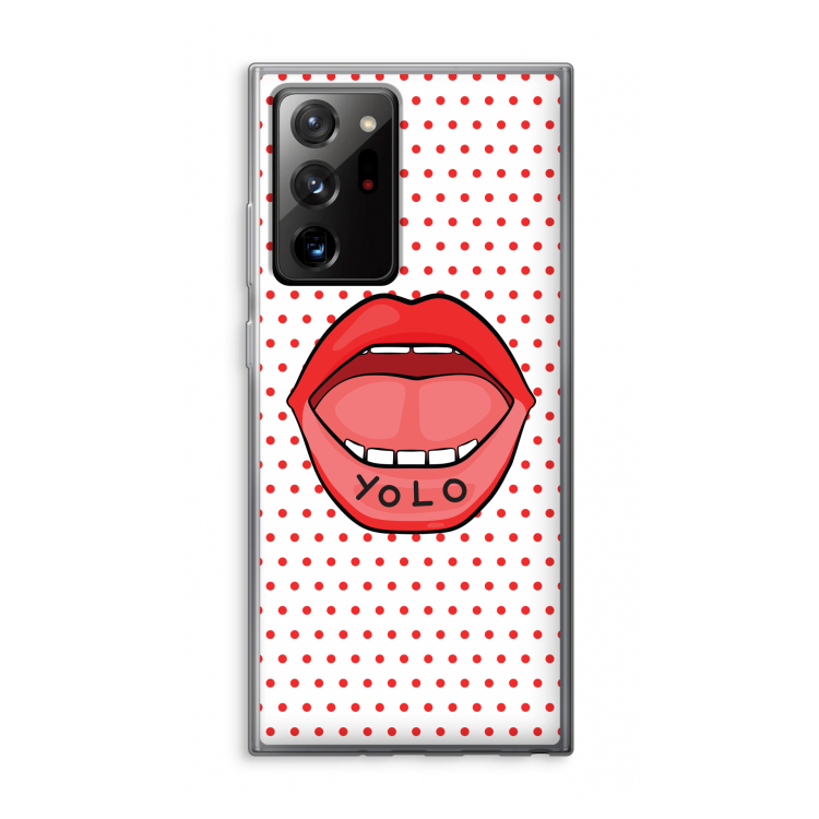 Yolo Denise: Samsung Galaxy Note 20 Ultra / Note 20 Ultra 5G Transparant Hoesje
