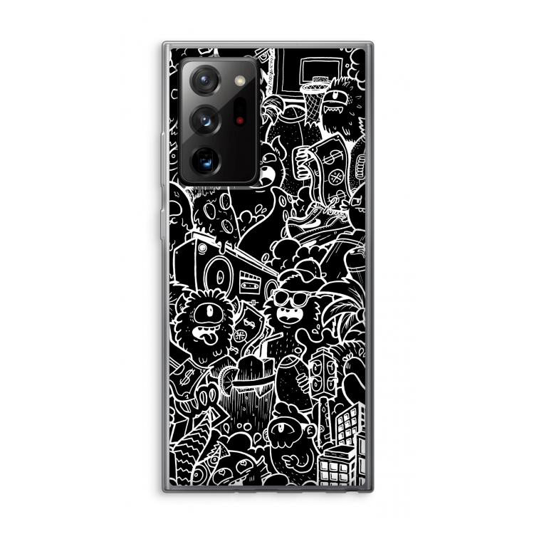 Vexx Black City : Samsung Galaxy Note 20 Ultra / Note 20 Ultra 5G Transparant Hoesje